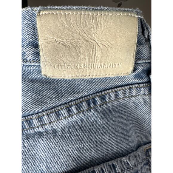 Citizens of Humanity Ayla Baggy Jeans High Rise Wide Leg Light Wash Denim 25 - Picture 6 of 11